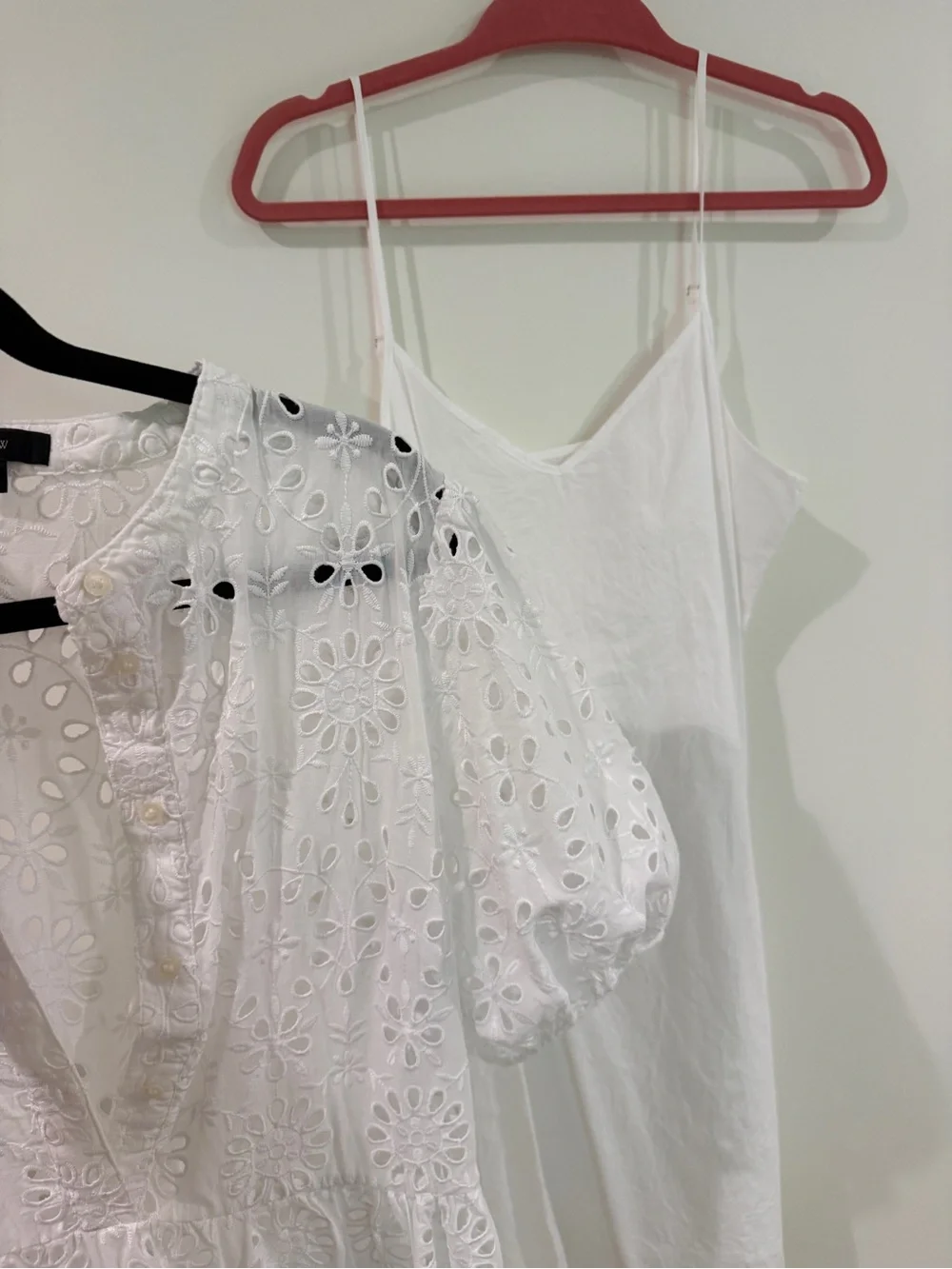 JCrew White Eyelet Floral Dress